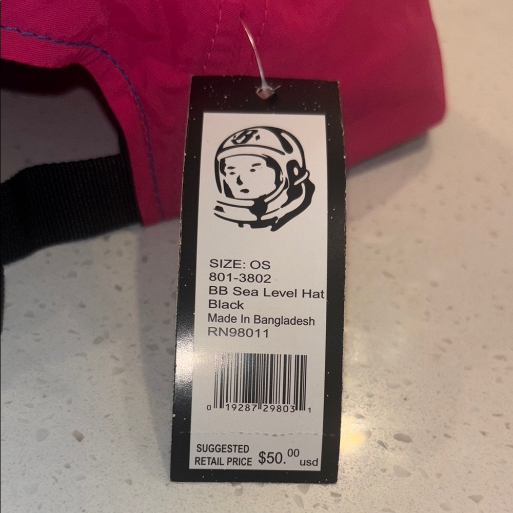 Billionaire Boys Club Pink and Blue Snapback Hat - Picture 5 of 8